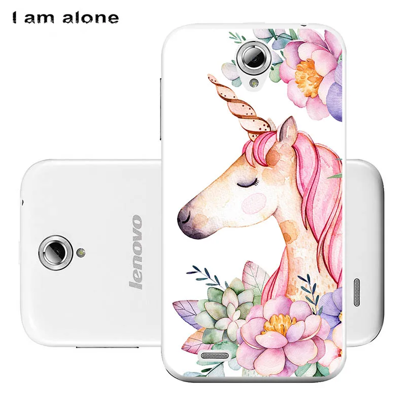 Soft TPU HH92 Чехлы для телефонов I am alone для lenovo A859 5,0 дюймов Мягкий ТПУ мобильный Модный Цветной милый чехол для lenovo A859 сумки - Цвет: Soft TPU HH92