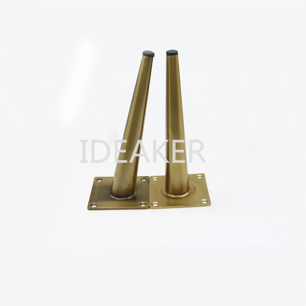 

4PCS Metal Furniture Legs190mm Height Table Cabinet Golden Furniture Feet Diagonal Side Bracing Legs