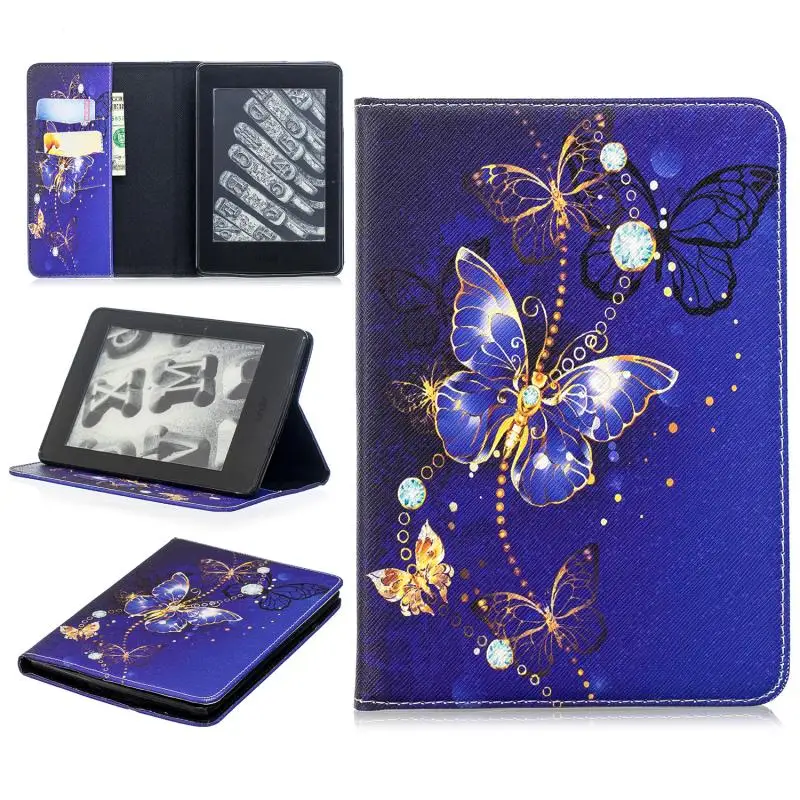 Умный чехол для Amazon Kindle Paperwhite 1 2 3 PU кожаный бумажник планшета Пробуждение