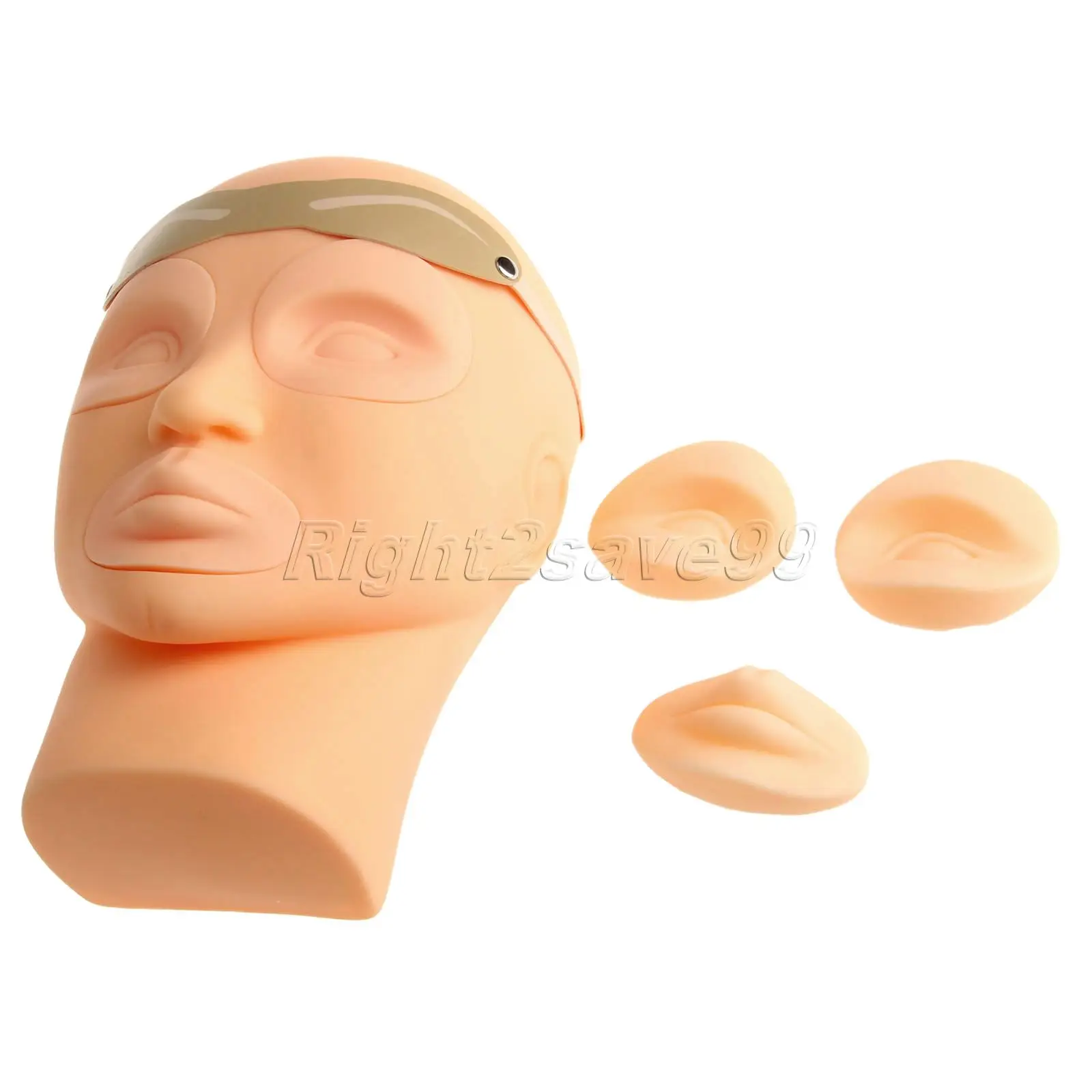 Манекен для тренировки кожи начинающих 1 комплект: голова татуировки + бровей 2