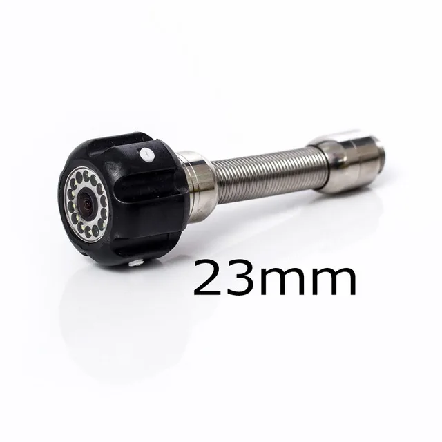 23mm Аксессуары 6,5 мм/17 мм/23 мм камера голова с 20 м кабель/батарея коробка для канализационных система проверки сливных труб камера системы AP70 AP71 WP90 - Цвет: 23mm