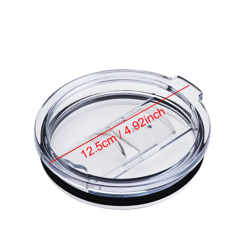 2 шт. прозрачные пластиковые брызгозащитные Сменные крышки для стаканчиков Yeti 30