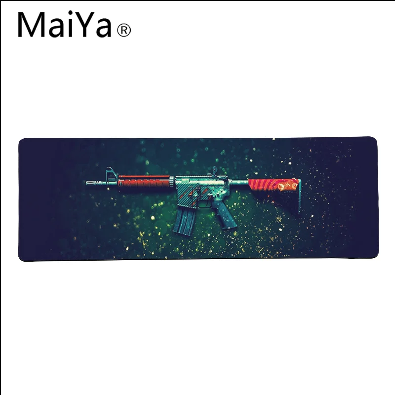 Maiya высококачественный CSGO guns M4A1 AK47 уникальный настольный коврик игровой для мыши