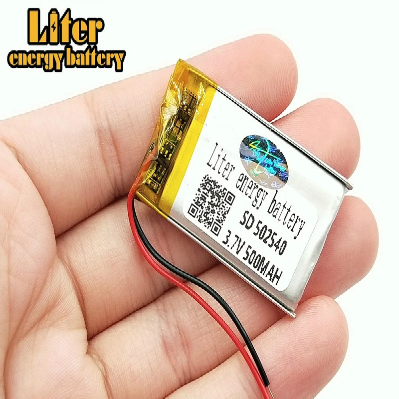 3 7 V 500mAh 502540 литий полимерная LiPo аккумуляторная батарея ионные ячейки для Mp3 Mp4 Mp5 GPS