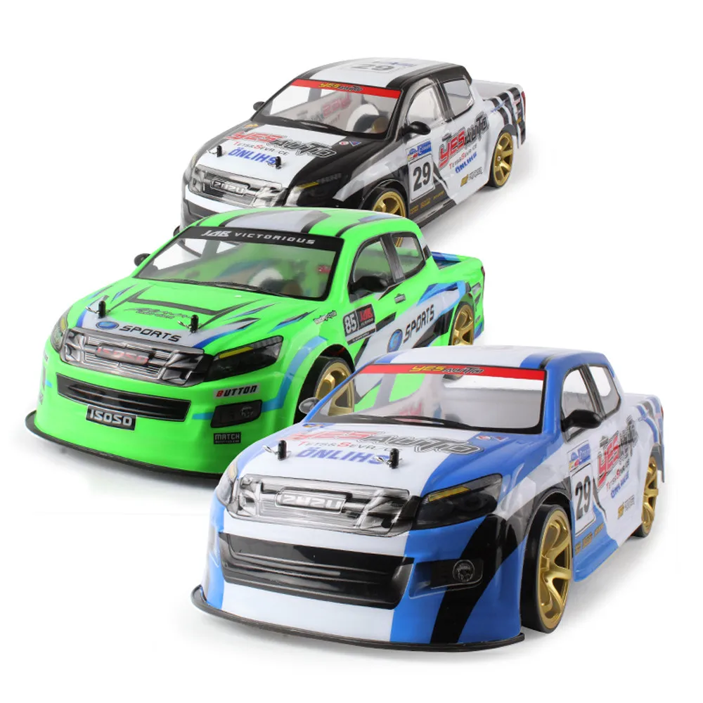 1:10 RC 70 км/ч машинка с дистанционным управлением 4WD Двойной аккумулятор Высокая Мощность СВЕТОДИОДНЫЙ Фонарь Радио машина гоночный грузовик игрушки для детей 6,19
