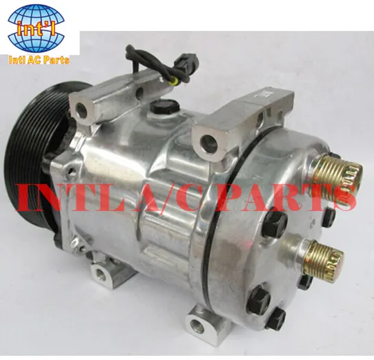 Sanden SD7H15 для трактора New Holland T7030/для Ford Finis KH Cyl налобный компрессор DM AC Mount 6020 6132 8217