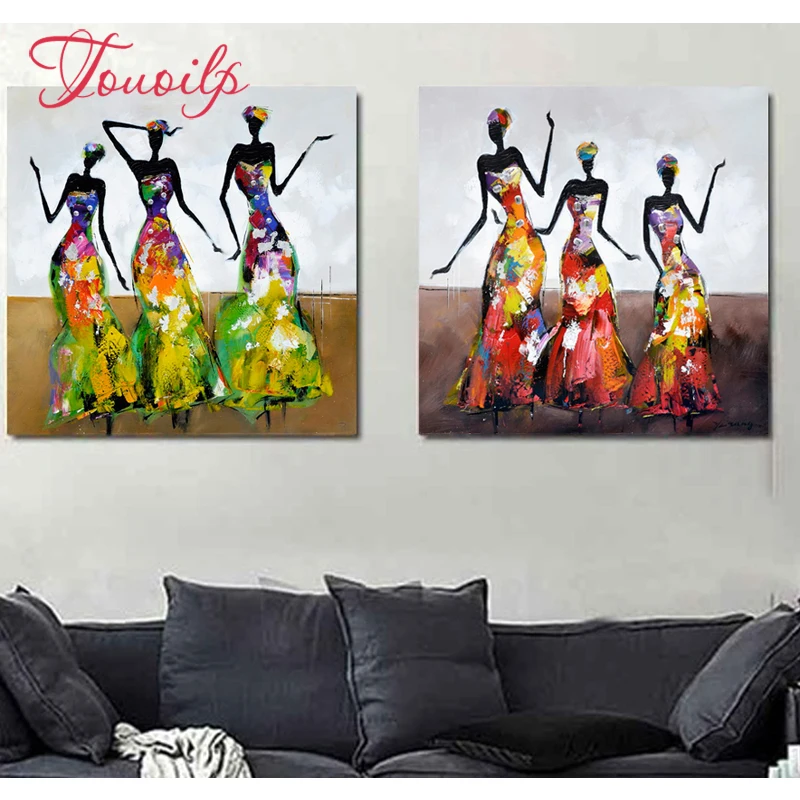 2 шт./компл. 5D алмазная вышивка сделай сам Африканская женщина полноформатная