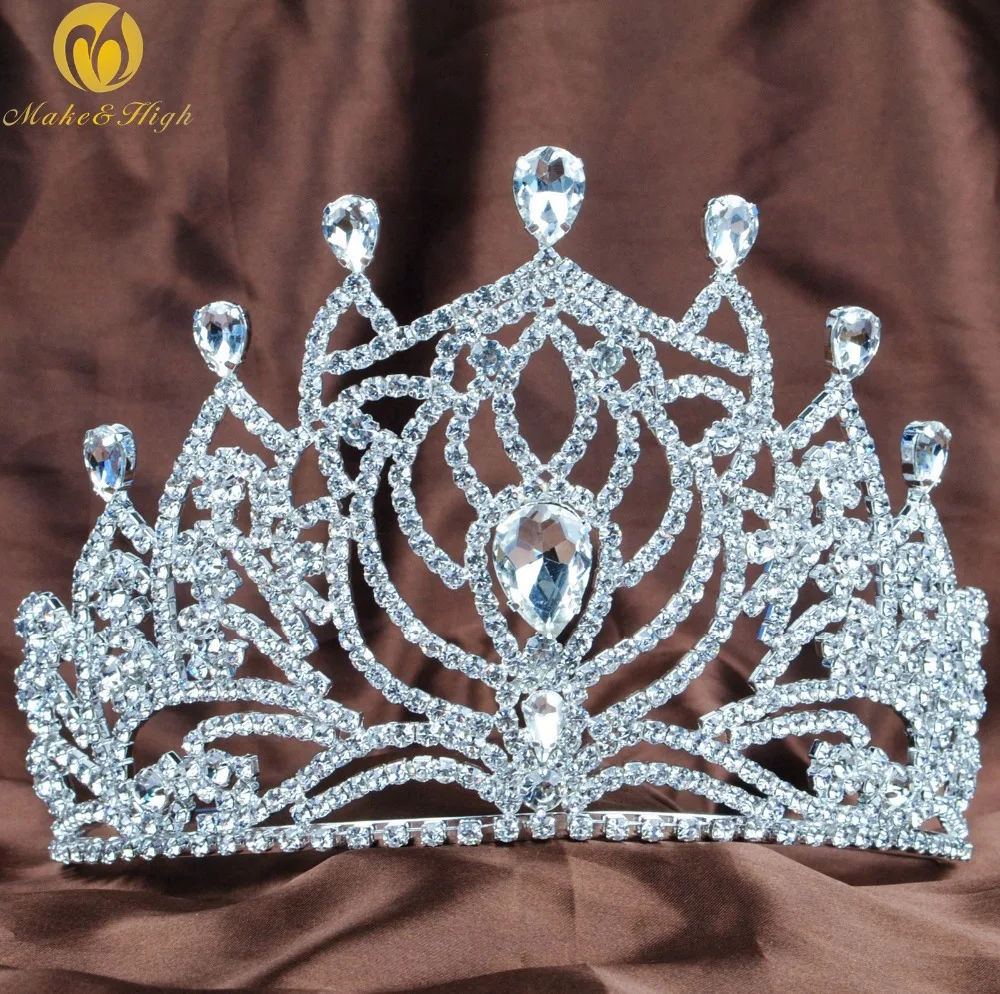 Женская диадема с цветочным орнаментом 5 дюймов|tiara crown|princess tiara crownwedding bridal |