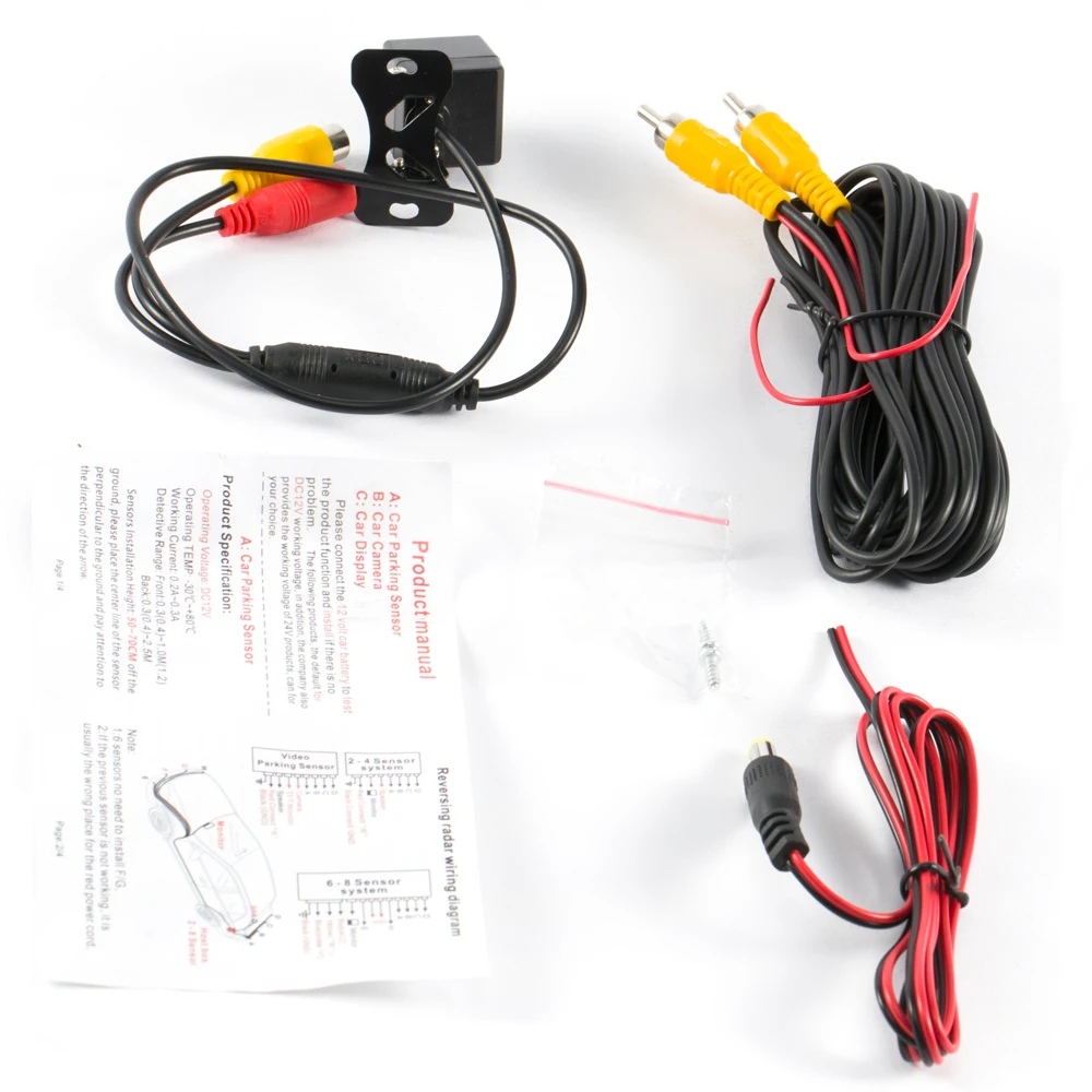 Камера заднего вида Hippcron инфракрасная парковочная камера с ночным видением для