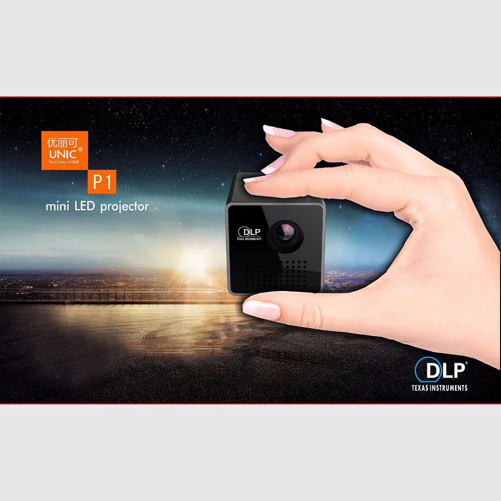 Новое поступление 1 шт. Многофункциональный DLP Переносной Дуновение Micro Smart Beam