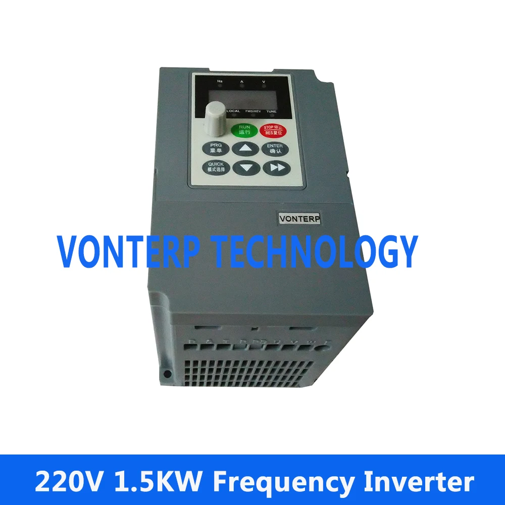 

220v 1.5kw 1 phase input and 220v 3 phase outout Vector frequency converter/VFD