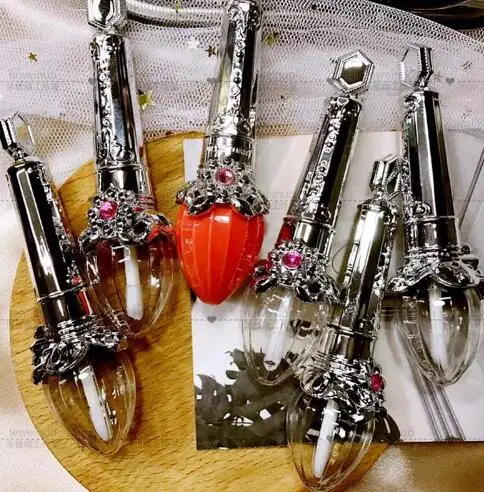 Изящный серебряный блеск для губ контейнер пустой DIY жидкая губная помада