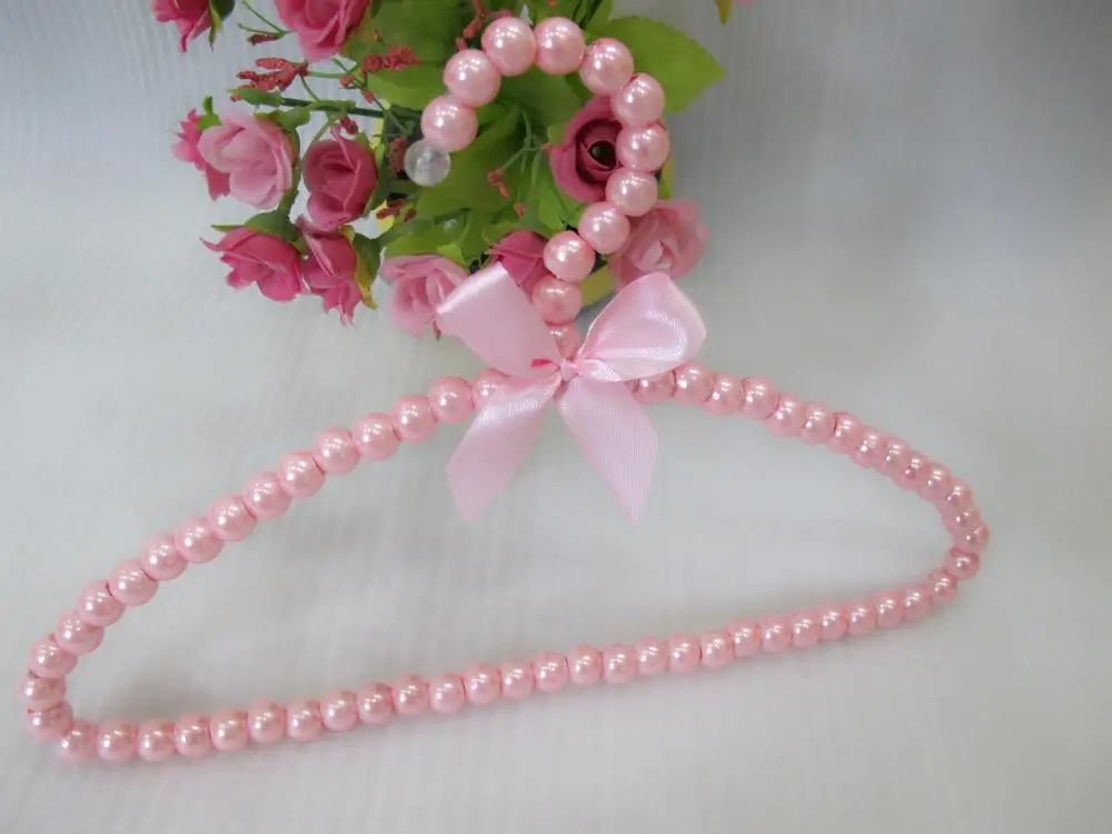 Настенная жемчужная полка с бантом для детской одежды Abs пластик оптовая продажа