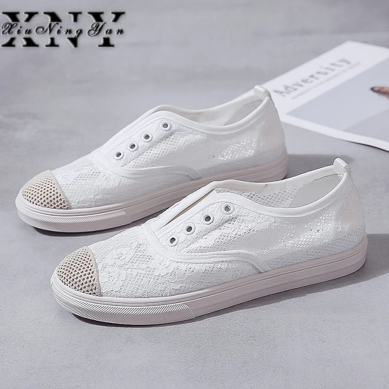 

2019 New Sneakers Women 35409 Platform White Sneaker Printing Fashion Lesuire Shoes Casual Flats Breathable Soft Woman Footwear