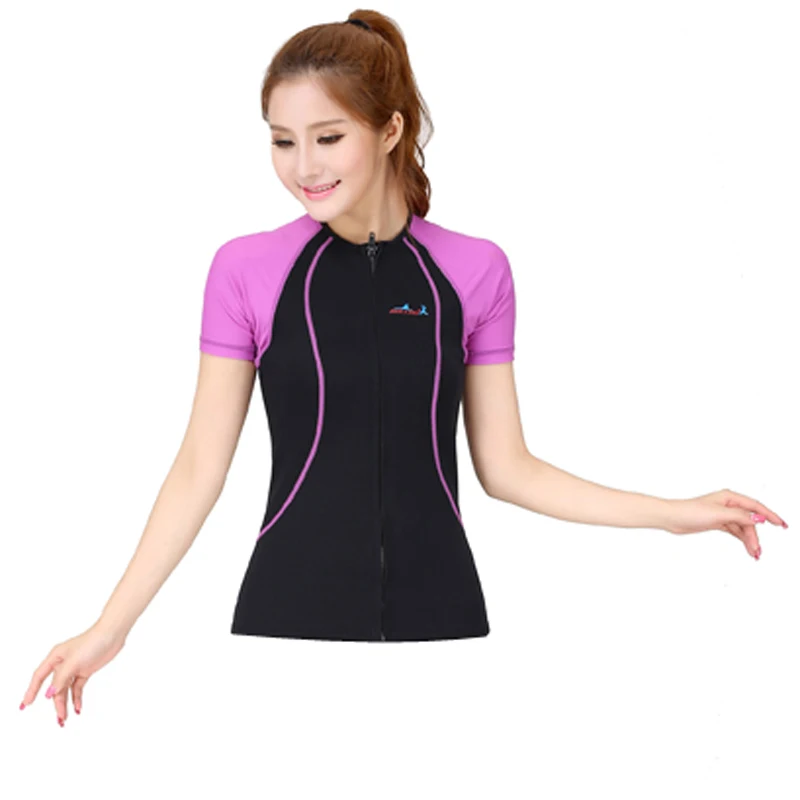 purple clothes women 1,5 мм раздельный костюм для подводного плавания, одежда, защита от медуз, водолазный костюм, Солнцезащитная одежда с длинным рукавом, зимний теплый неопрен+ лайкра - Цвет: purple clothes women