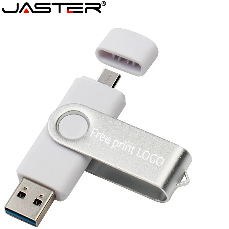 JASTER USB OTG флэш-накопитель 8 ГБ 16 ГБ 32 ГБ 64 Гб 128 ГБ флеш-накопитель для Android мобильного телефона Micro(5 шт. бесплатный логотип