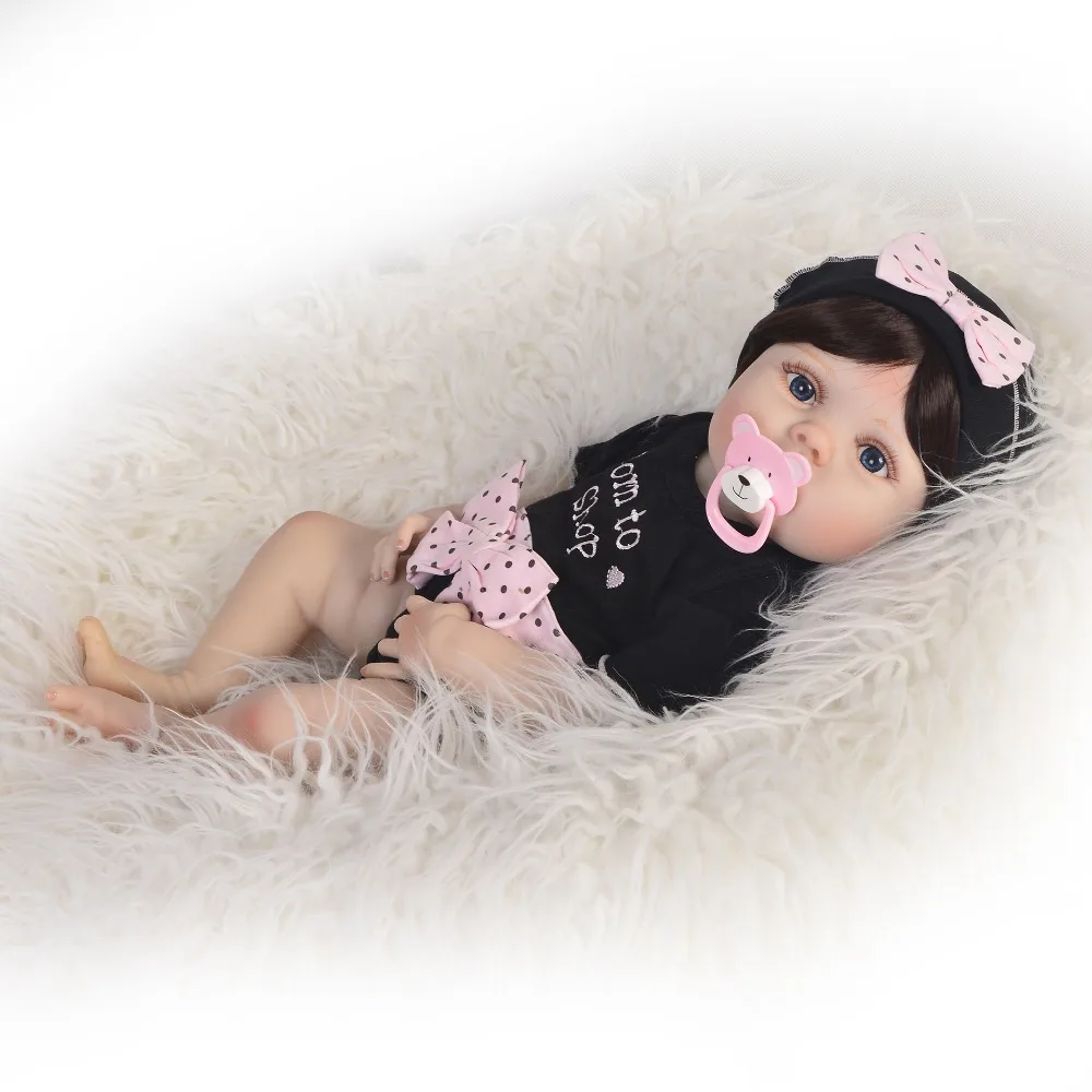 Реалистичные реалистичные куклы Reborn Girl с силиконовым корпусом 57 см reborn Baby для