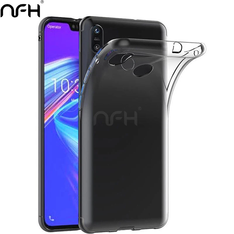 Прозрачный мягкий силиконовый чехол для ASUS Zenfone Max Pro M2 ZB631KL ZB633KL телефона ZC521TL ZS620KL
