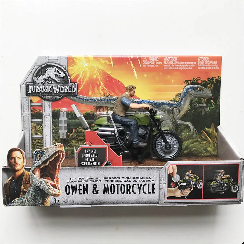 Мир Юрского периода 2 атака пакет Velociraptor Дракон Оуэн фигурка Лидер продаж модель куклы игрушки для детей