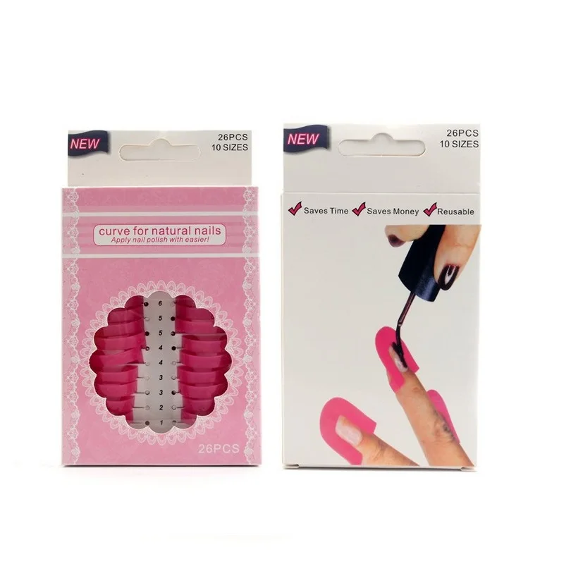 Nail Polish Tool 26pcs Glue Model Spill Proof Manicure Protector Tools | Красота и здоровье