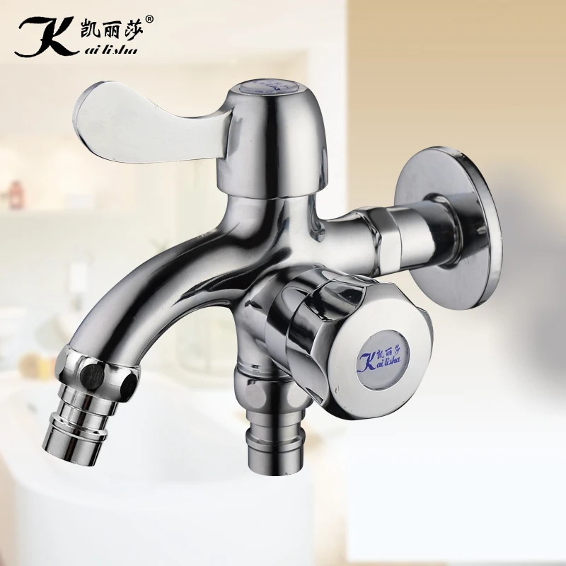 

Full copper 4 minutes washing machine single cold water faucet three into a two out of the double with a mop pool faucet faucet