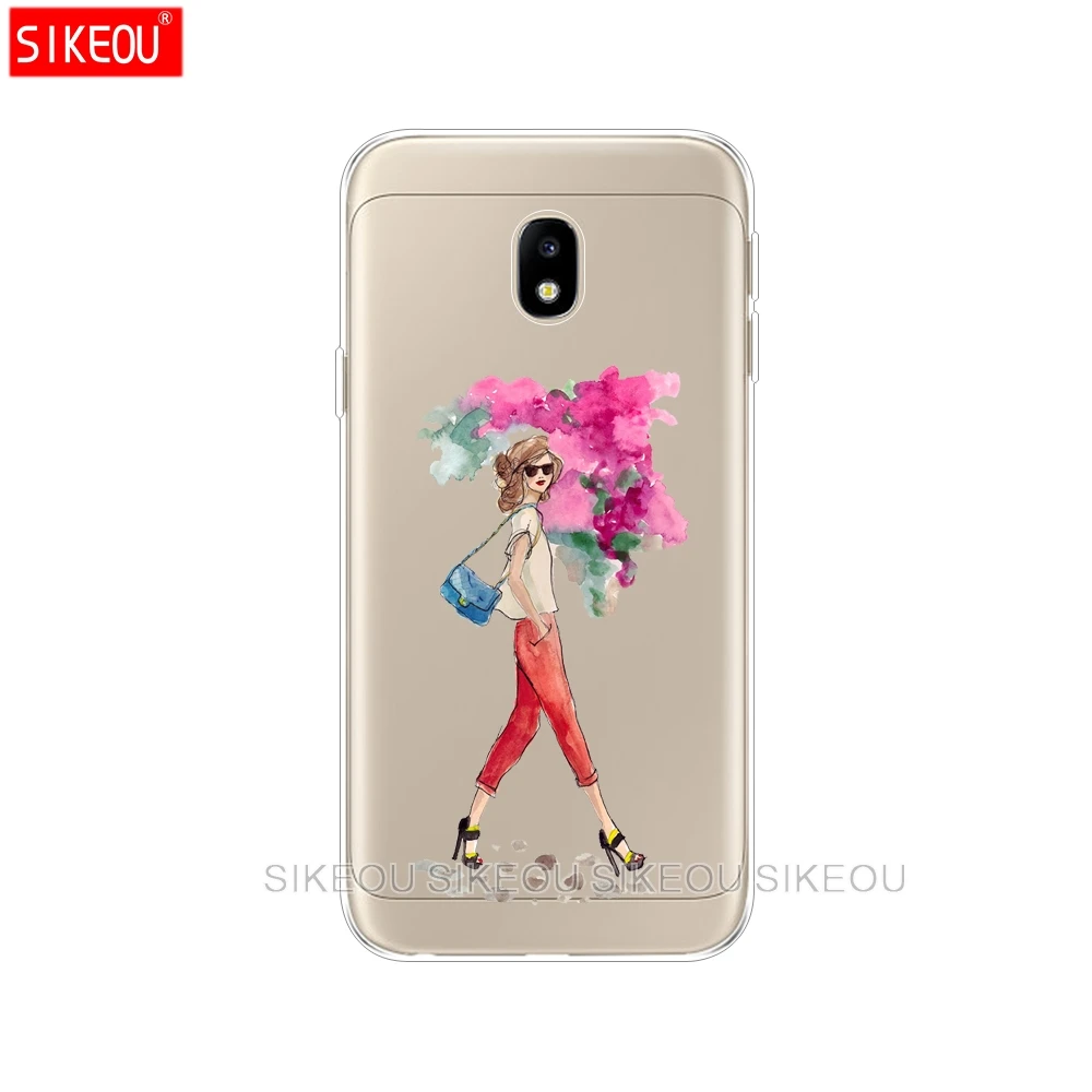 Силиконовый чехол для телефона Samsung Galaxy J3 J5 J7 2017 J330 J530 J730 PRO j2 2018 модный