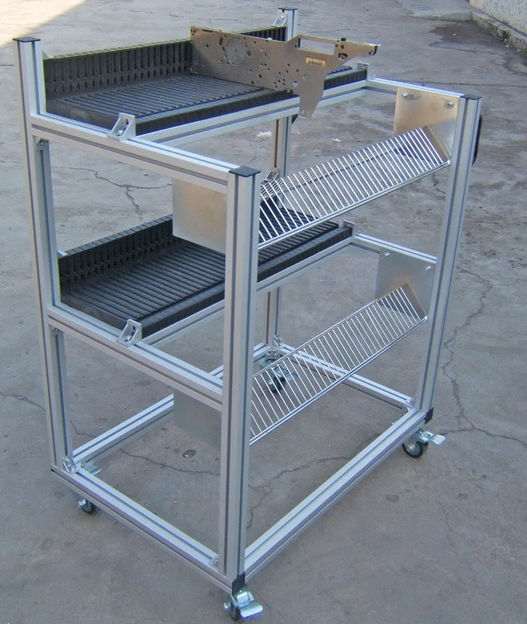 

Feeder Trolley for Xpf FUJI Chip Mounter Feeder Racks assembly Storage Cart used in pick and place machine