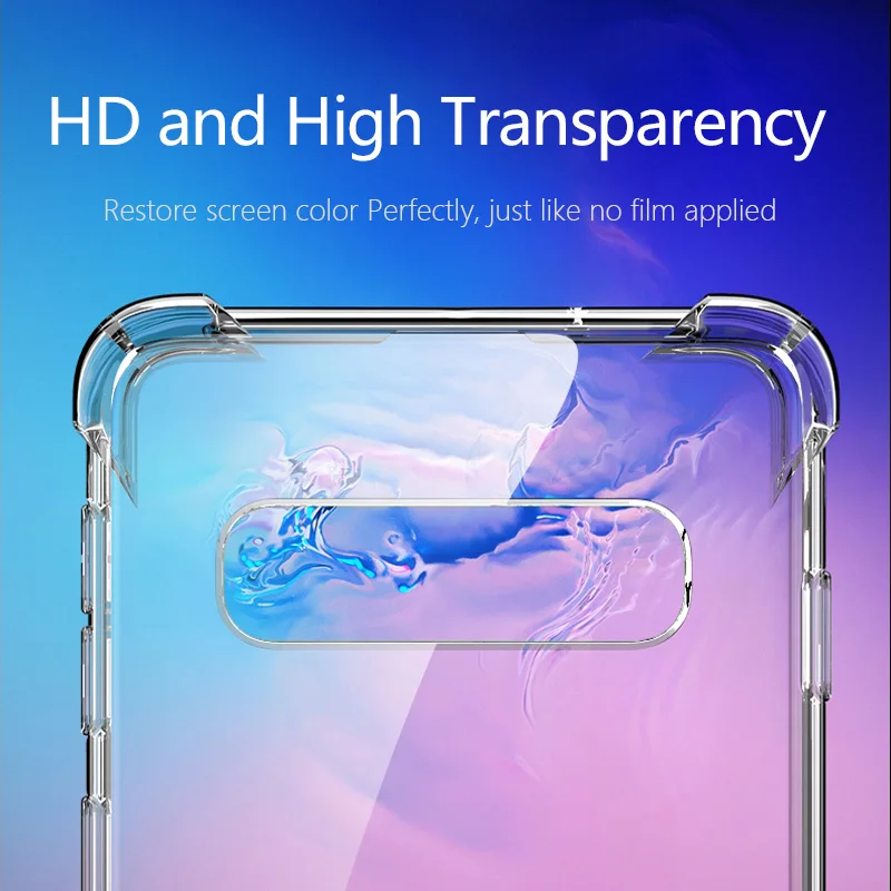 Прозрачный противоударный чехол подушка безопасности для samsung j5 j7 2015 a6 j4 j6 plus