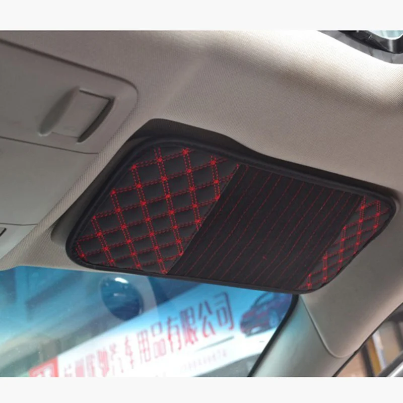 

1PCS Black Leather Car Seat Console Gap Filler Pocket Leather Organizer Auto Storage Bag Car Seat Catcher