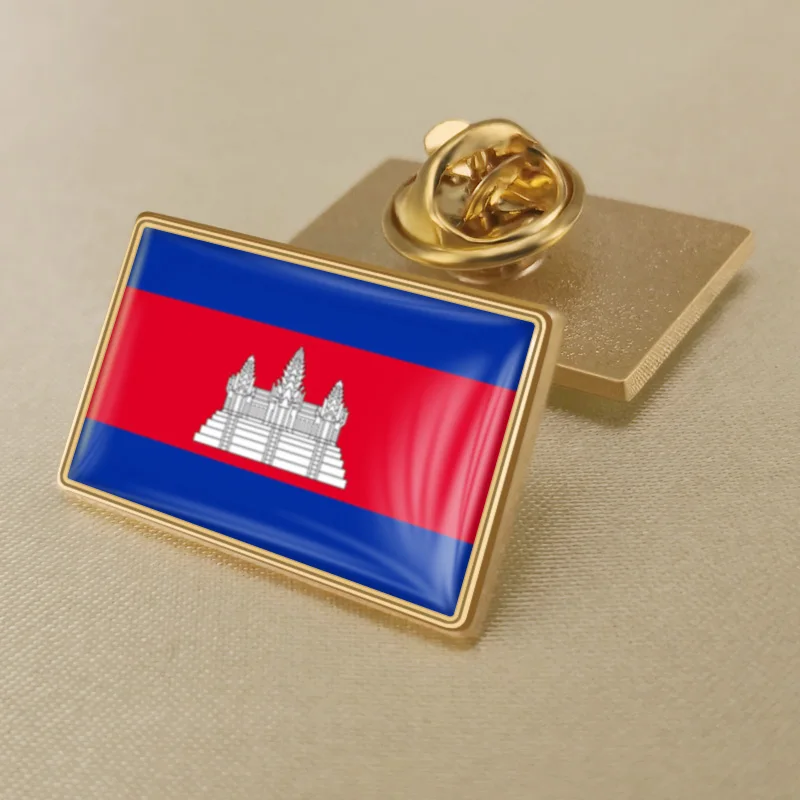 Герб Камбоджи кампучийцев карта Национальный флаг Эмблема с национальным