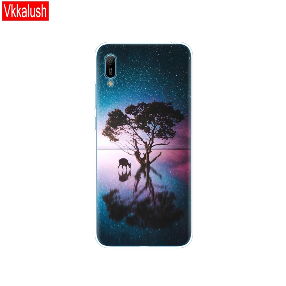 Huawei y6 чехол huawei Y6 чехол из силикона и ТПУ мягкий чехол для телефона для huawei Y6 MRD-LX1 MRD-LX1F Y 6 pro Y6 премьер-Чехол - Цвет: 80220