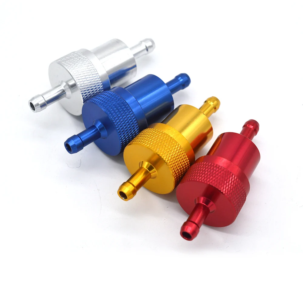 

Универсальный Инлайн фильтр Fule Oli для мотоцикла 6 мм, топливный фильтр Sootoer, масляный фильтр, элемент фильтра из алиминия для повторного испо...