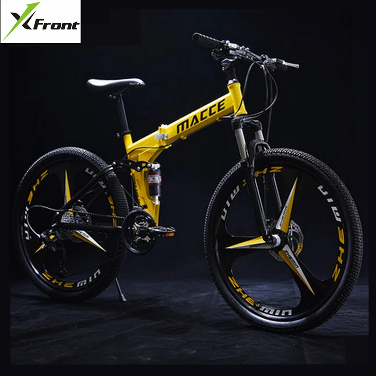 New brand 24/26 inch wheel carbon steel 21/24/27 speed mountain bike outdoor downhill BTX bicicleta disc brake folding bicycle