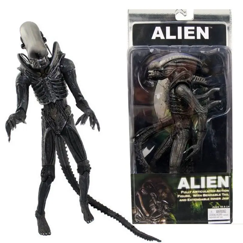 7 '✠ см ALIENS официальный фильм классика оригинал ALIEN PVC фигурка бесплатная