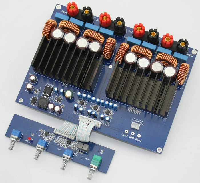 2 1 каналов 1200 Вт оригинальный TAS5630/OPA1632DR/ TL072 Класс D плата цифрового усилителя