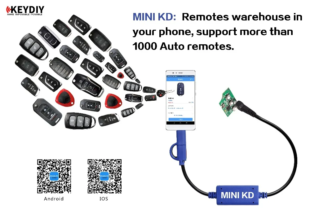 Новейший слесарный инструмент мини kd вместо kd900 Keydiy мобильный ключ удаленный