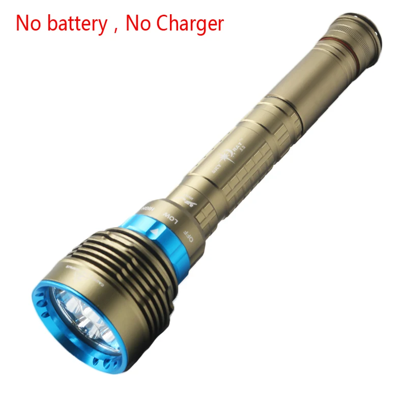 Option A Z20 DX7 супер яркая вспышка для подводного погружения и светильник XML T6 7 Led 6000 люмен светодиодный фонарик для плавания светильник Водонепроницаемый фонарь подводный 100 м - Испускаемый цвет: Option A