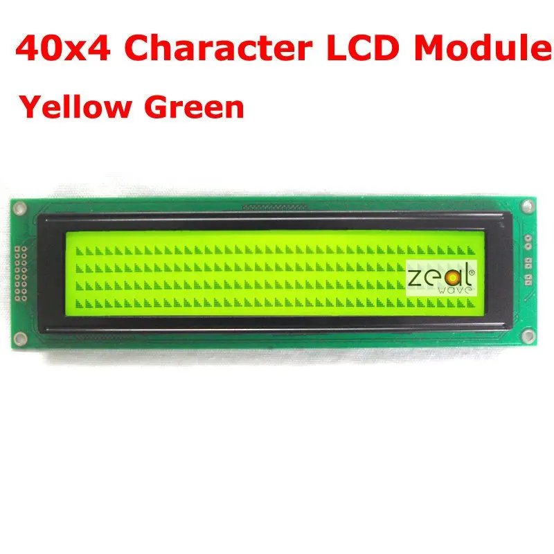 

40x4 4004 Character LCD Module Yellow Green LED Backlight SPLC780D Free Shipping Free Tracking