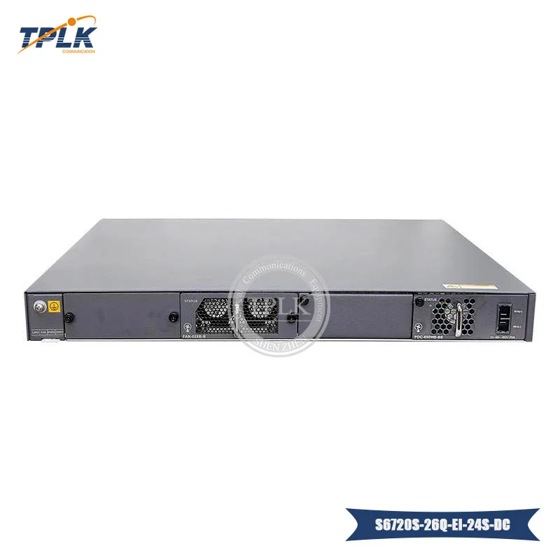 HUA WEI S6720S-26Q-EI-24S-DC переключатель питания постоянного тока 24x10 GE SFP+, 2x40 GE QSFP+ порты серии S6720 24 плата с портами Ethernet
