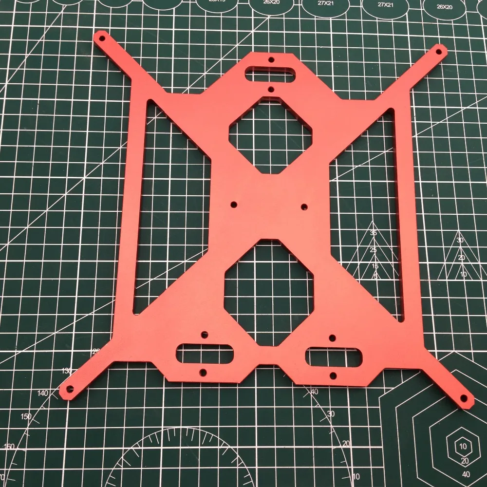 1 набор анодированный алюминиевый Prusa i3 рама комплект с подогревом кровать