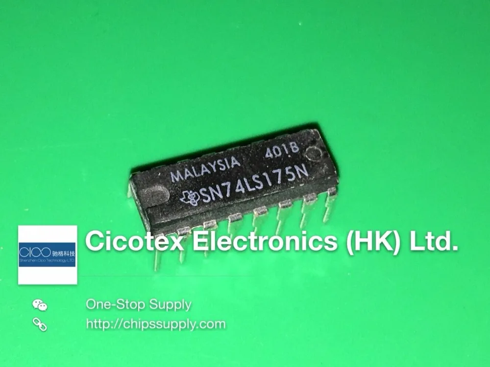 

10pcs/lot SN74LS175N DIP16 IC D-TYPE POS TRG SNGL 16DIP 74LS175