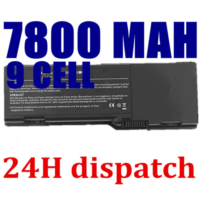 HSW 7800mAh Аккумулятор для ноутбука Dell Inspiron 1501 6400 E1505 Latitude 131L Vostro 1000 312-0461 451-10338 RD859 GD761