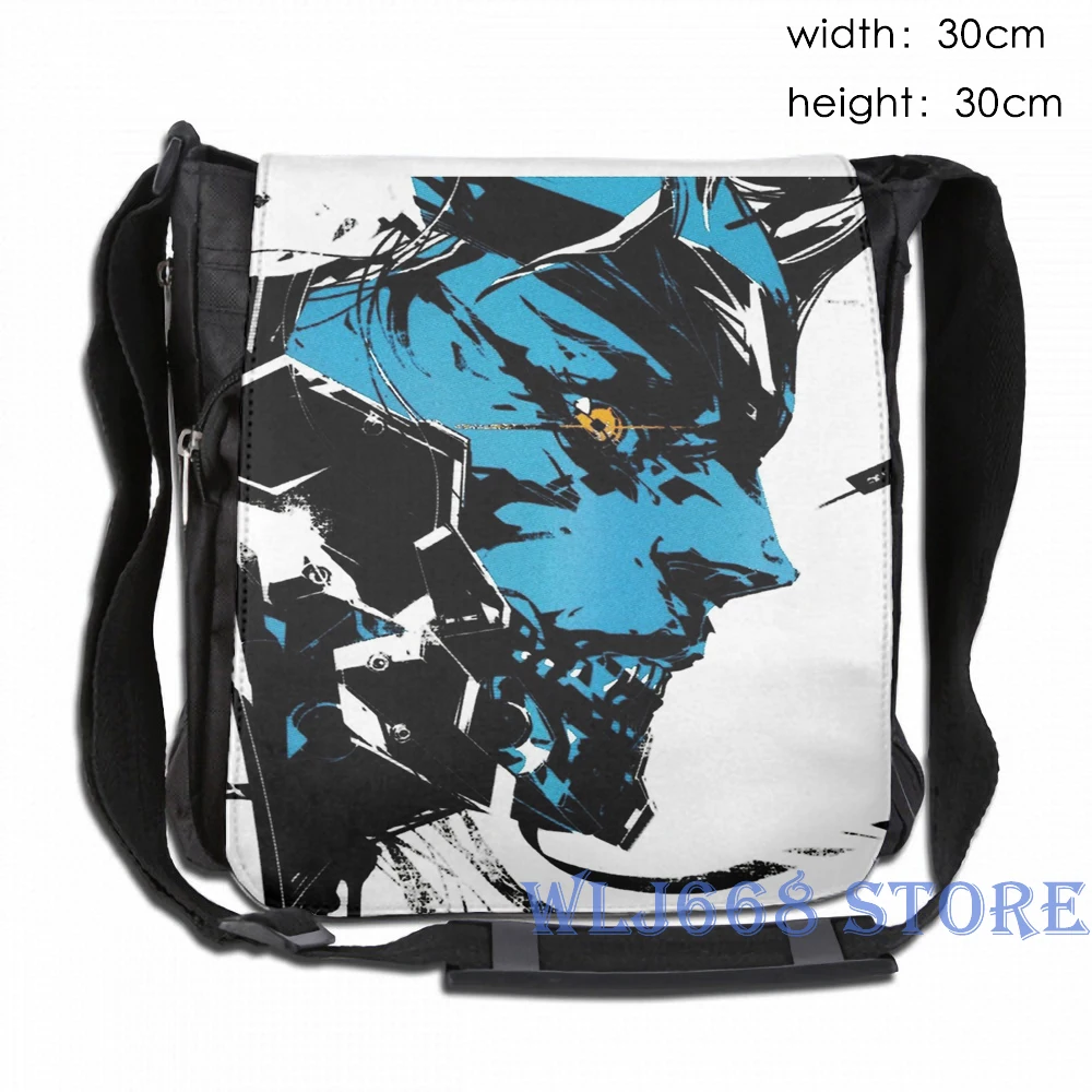 Funny graphic print shoulder Bags women Metal Gear Rising Revengeance Artbook Raiden Single backpack travel men | Багаж и сумки
