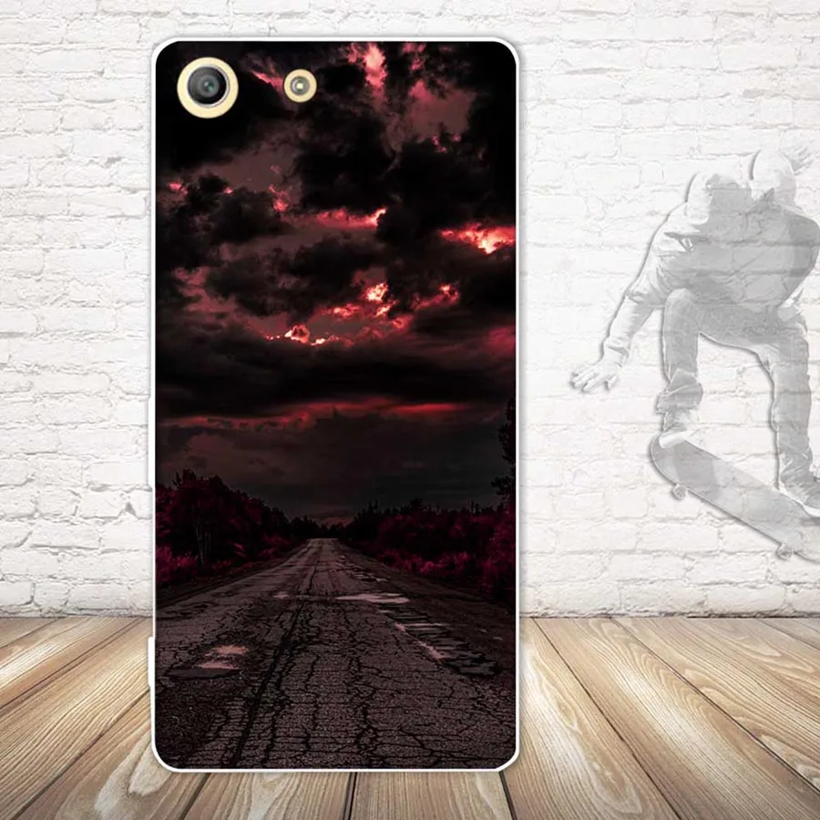 Soft TPU For Coque Sony Xperia M5 Case Silicon Girl Style Back Cover Funda E5603 E5606 E5653 Capa | Мобильные телефоны и