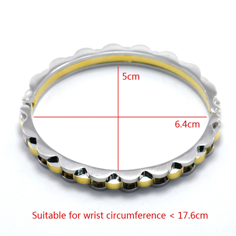 Браслеты FYSARA мужские в стиле панк широкий золотистые волнистые браслеты для