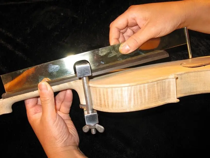 Instalação do Pescoço Braçadeira e Ferramenta de Medição Luthier Ferramentas Violino Precisa 4 –