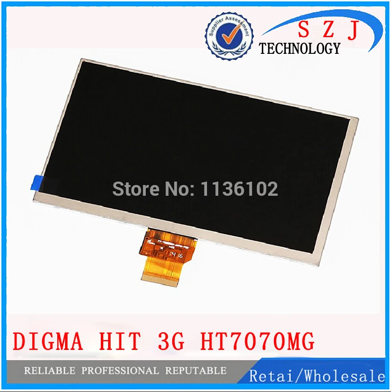 Оригинальный 7 дюймовый ЖК дисплей для планшета Digma hit 3G ht7070mg TFT 40pin экран матрица