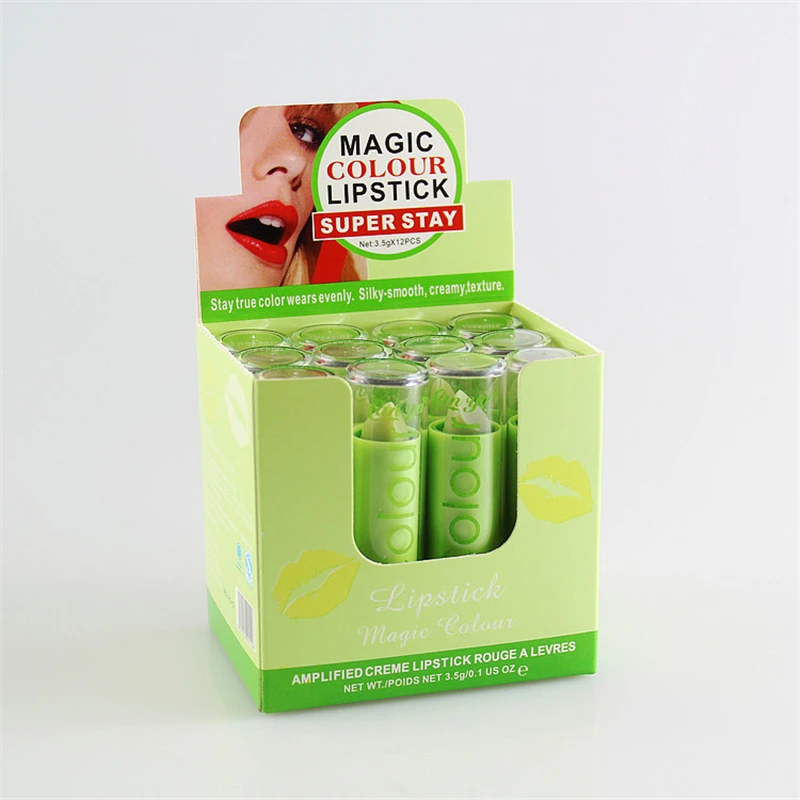 Помада Magic color меняющая температуру влагозащита от старения бальзам для губ