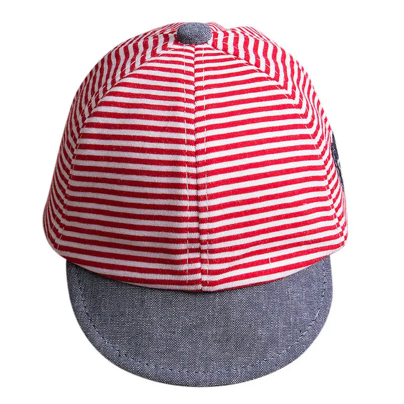 Summer Newborn Baby Boy Girl Kid Toddler Infant Hat Peaked Baseball Beret Cap Striped | Детская одежда и обувь