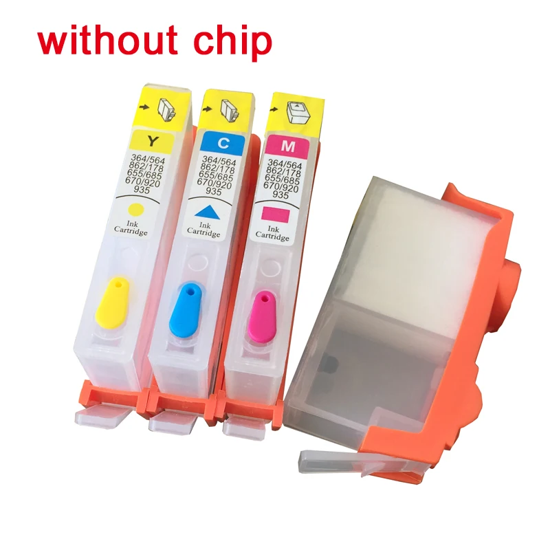 Для hp 903 904 905 многоразовый картридж для OfficeJet 6950 6956 OfficeJet Pro 6960 6970 без чипа